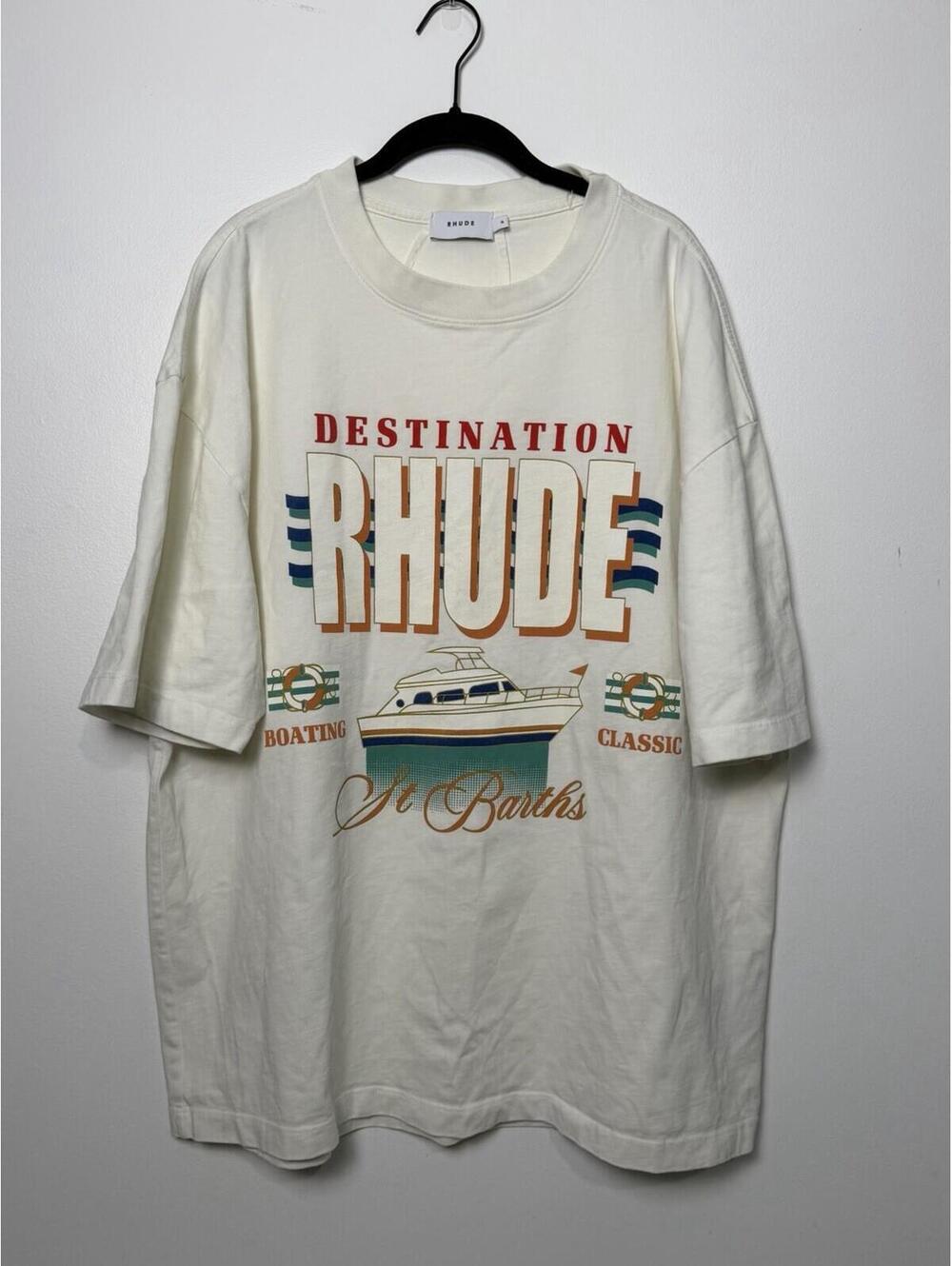 Rhude Destination Rhude St Barths Boating Classic Tee XL